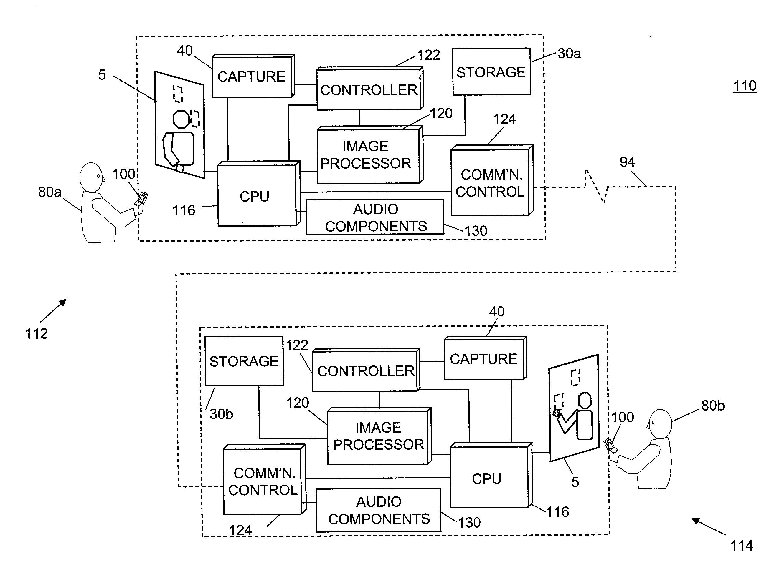 Portable video communication system