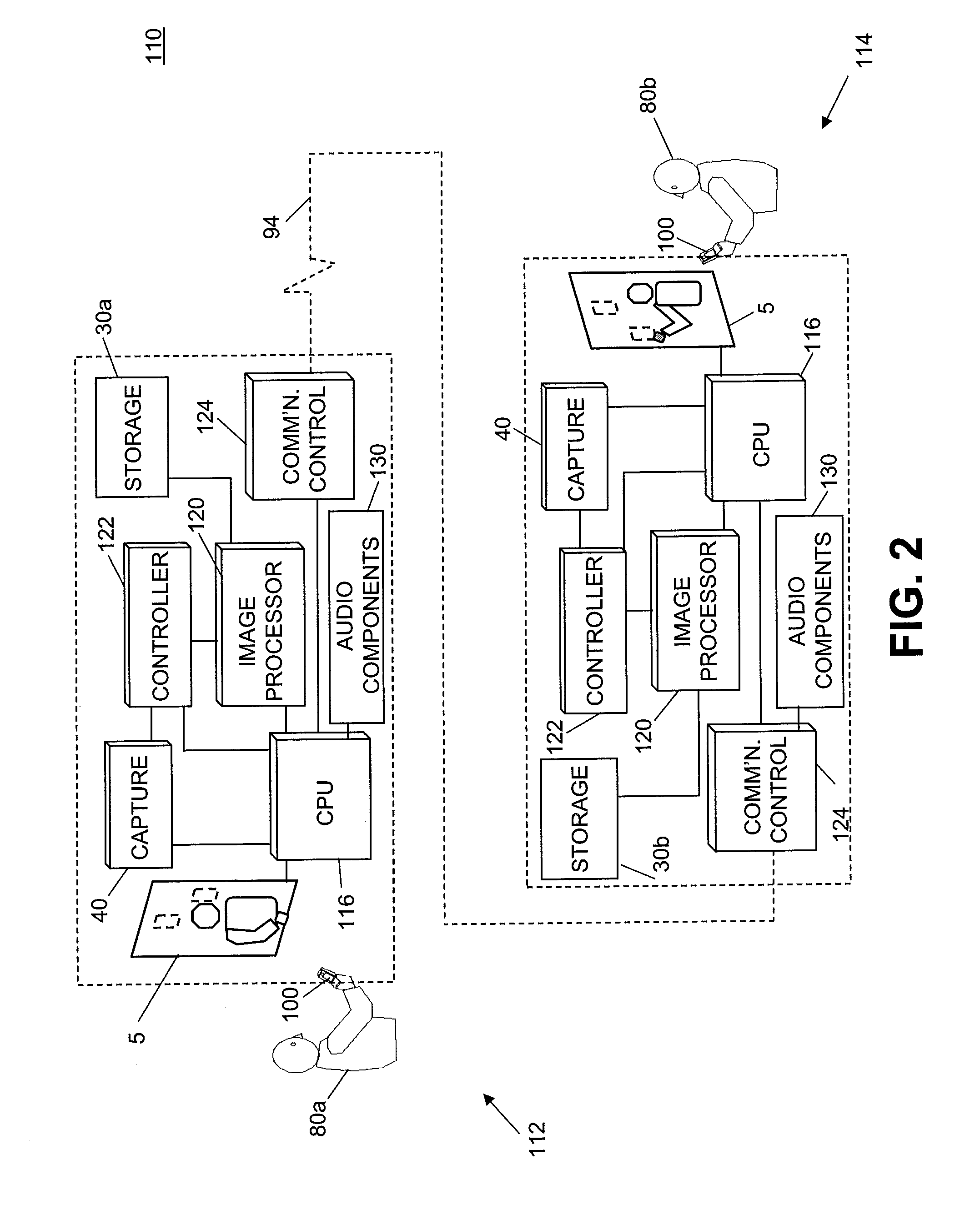 Portable video communication system