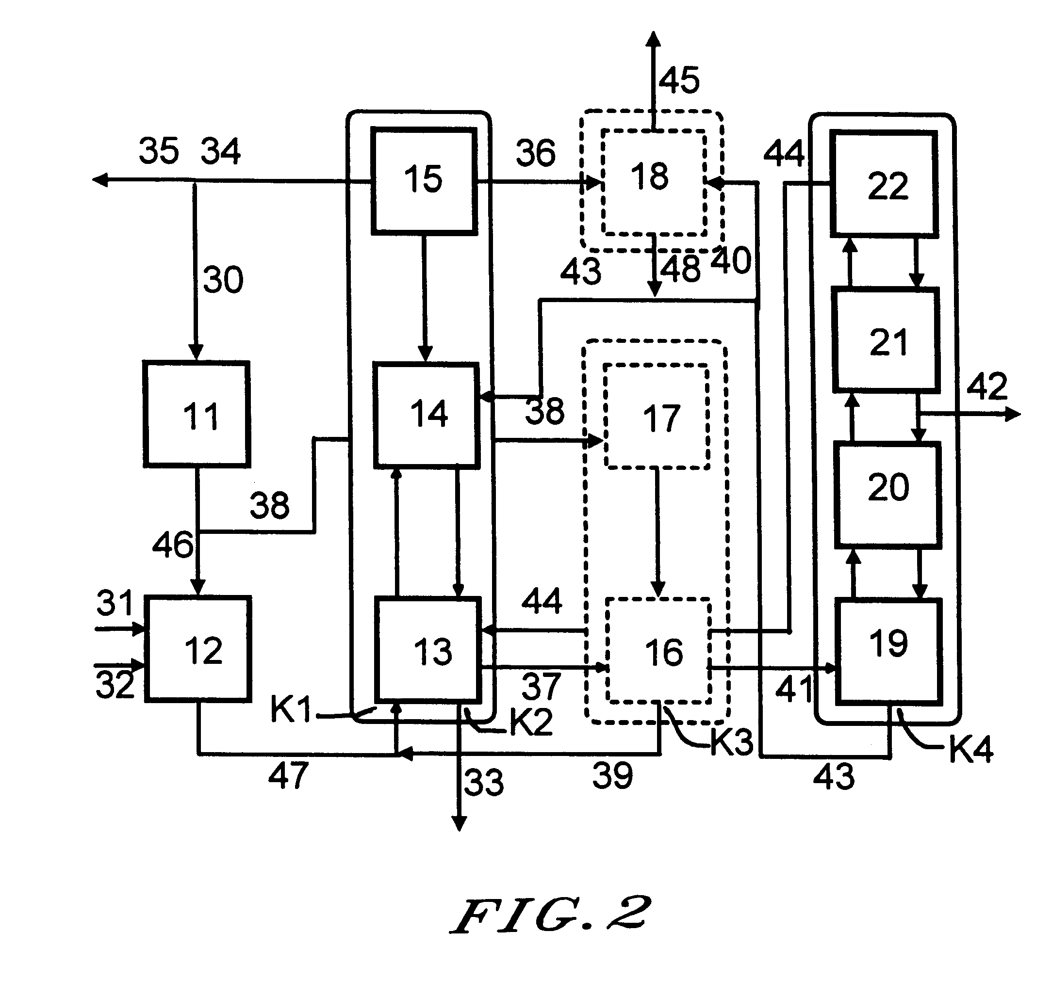 Method for removing by-products obtained when producing acrylic acid or methacrylic acids