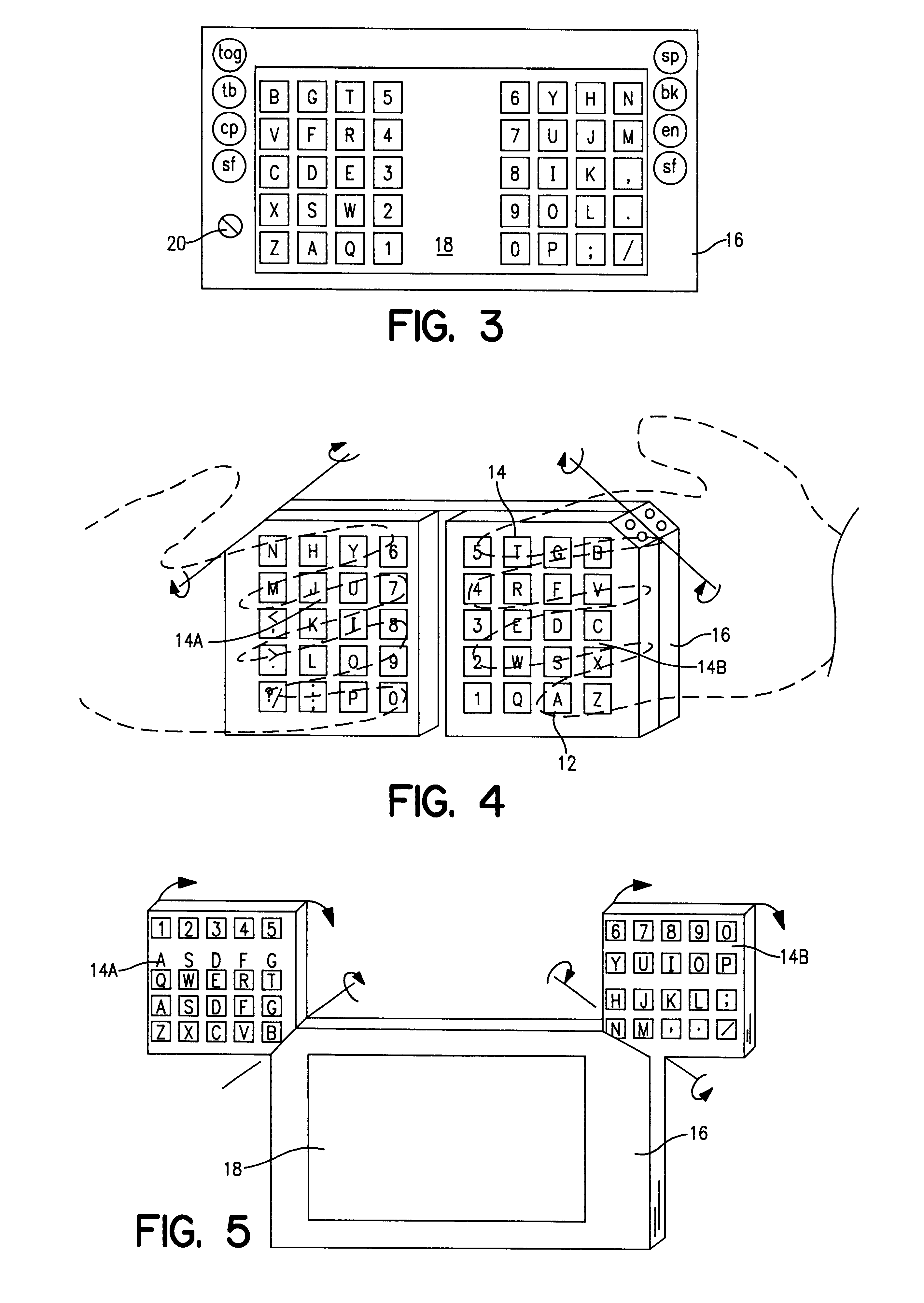 Backside keyboard for a notebook or gamebox