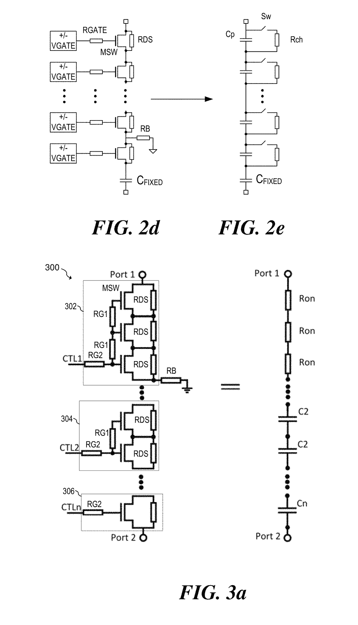 System and method for a switchable capacitance