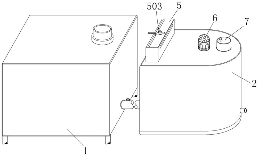 Marine ship domestic sewage discharge equipment