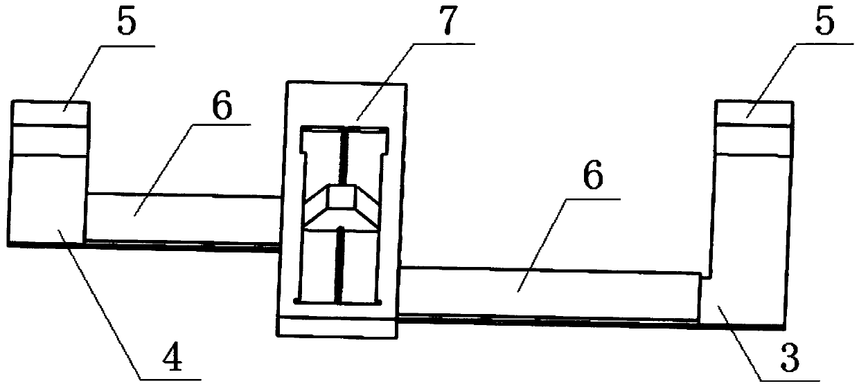 Multi-mode array-type energy collection device with low-frequency and wide-frequency bands