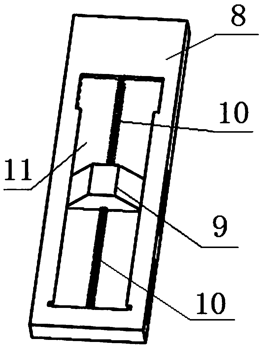 Multi-mode array-type energy collection device with low-frequency and wide-frequency bands