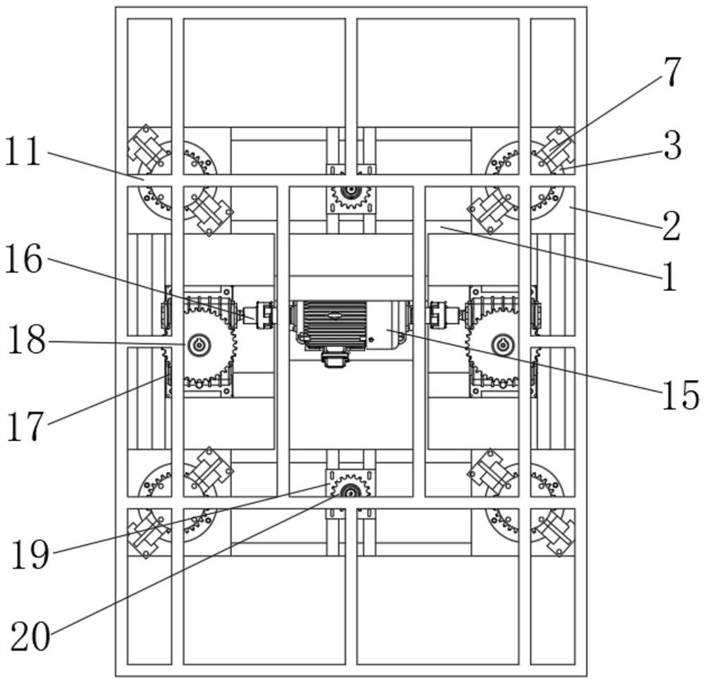 High-stability double-speed-reducer lifting platform