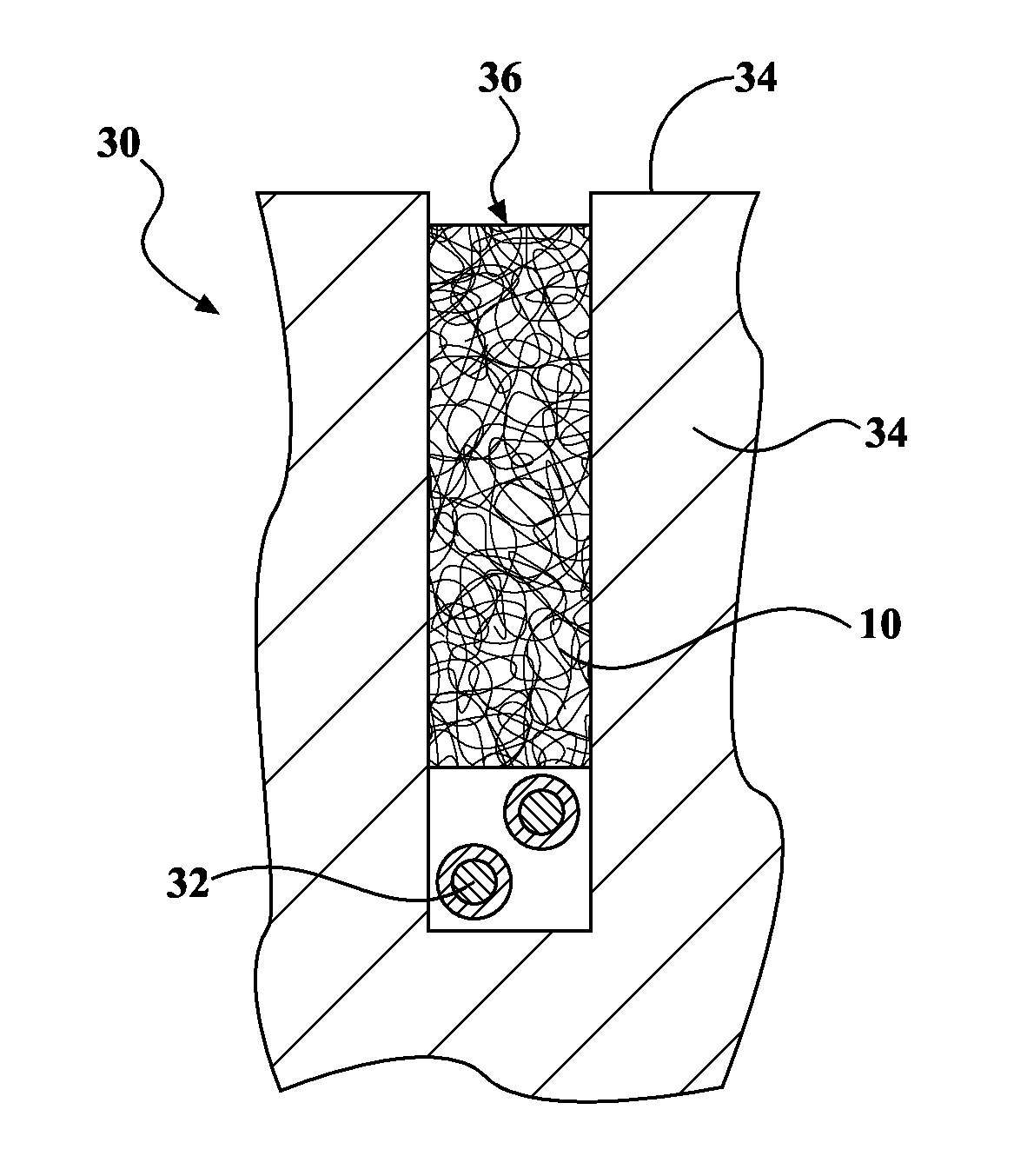 Multi-purpose micro-trench insert