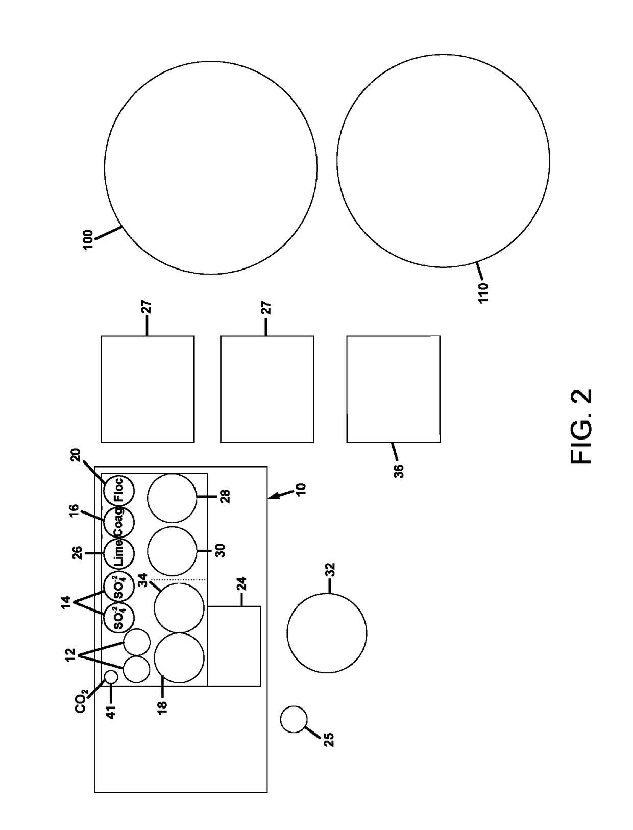 Method for treating fracture water for removal of contaminants at a wellhead