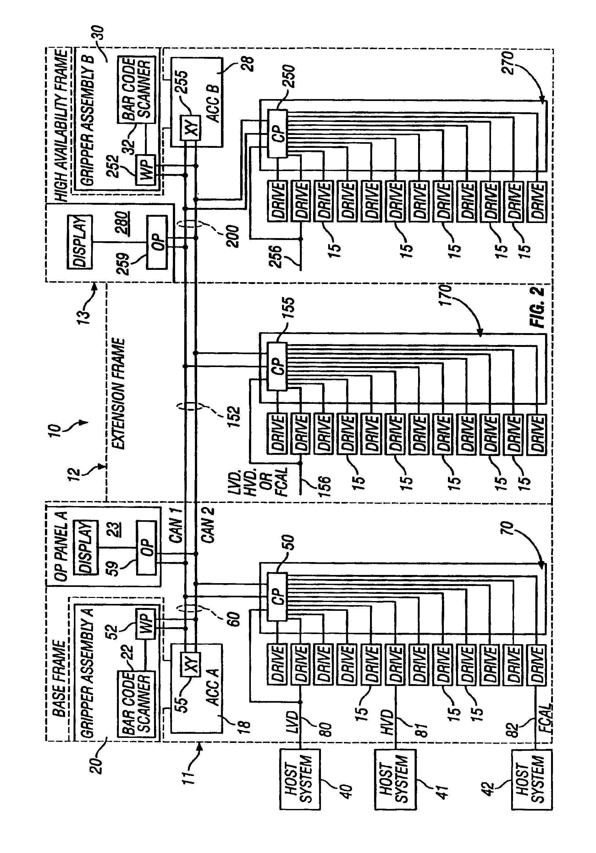 Use of cartridge memory for storing logical library association information