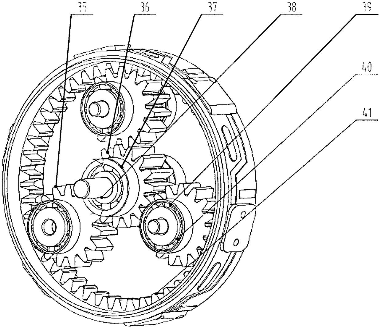 A wheel-track series pipeline robot