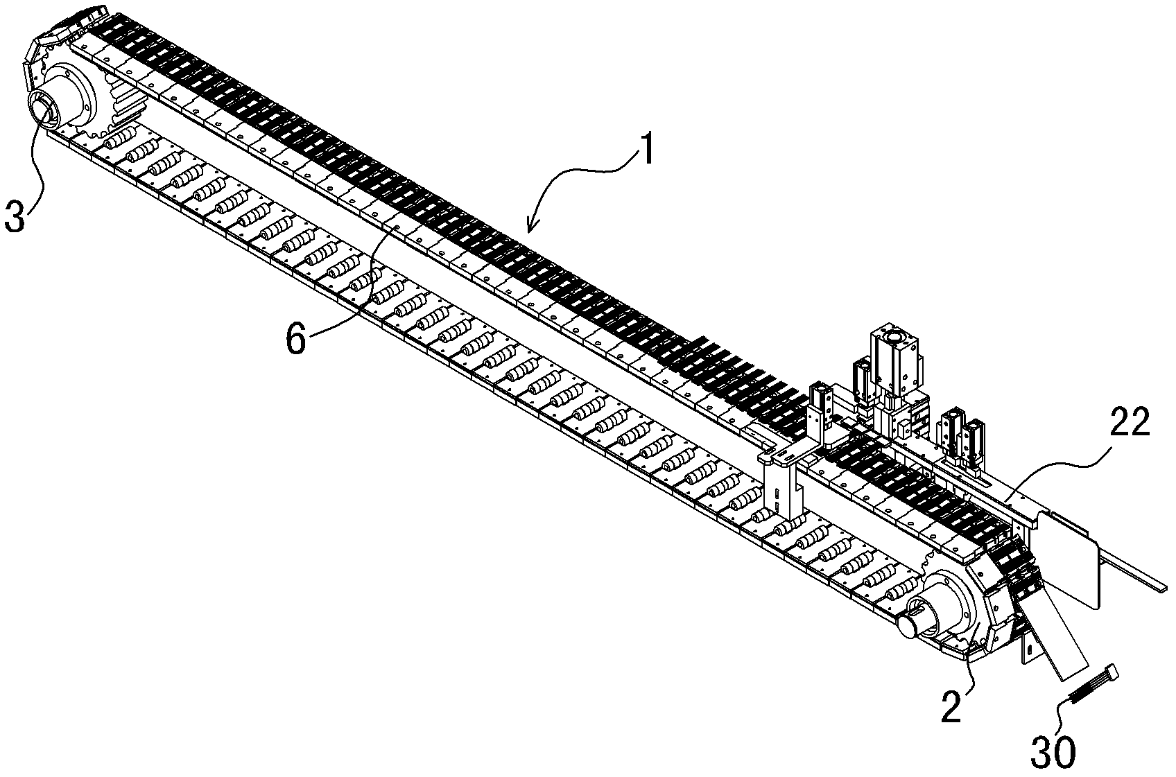 Automatic inserted packaging machine for acupuncture needles