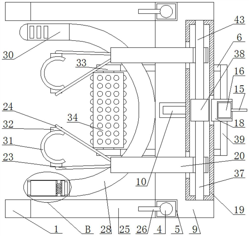 Orthopedic leg auxiliary rehabilitation nursing device capable of adjusting training intensity