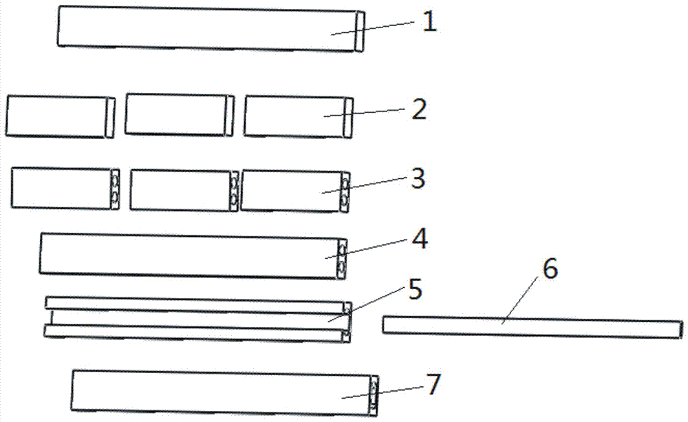 Waist-shaped deep hole processing method and prepared grouting block