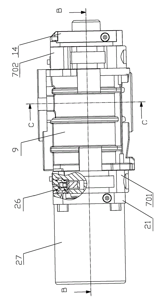 Roots vacuum pump