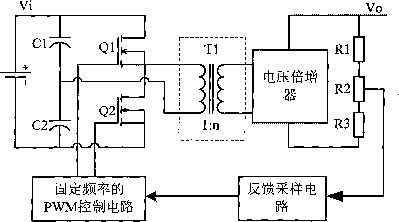 System for generating high-stability high voltage