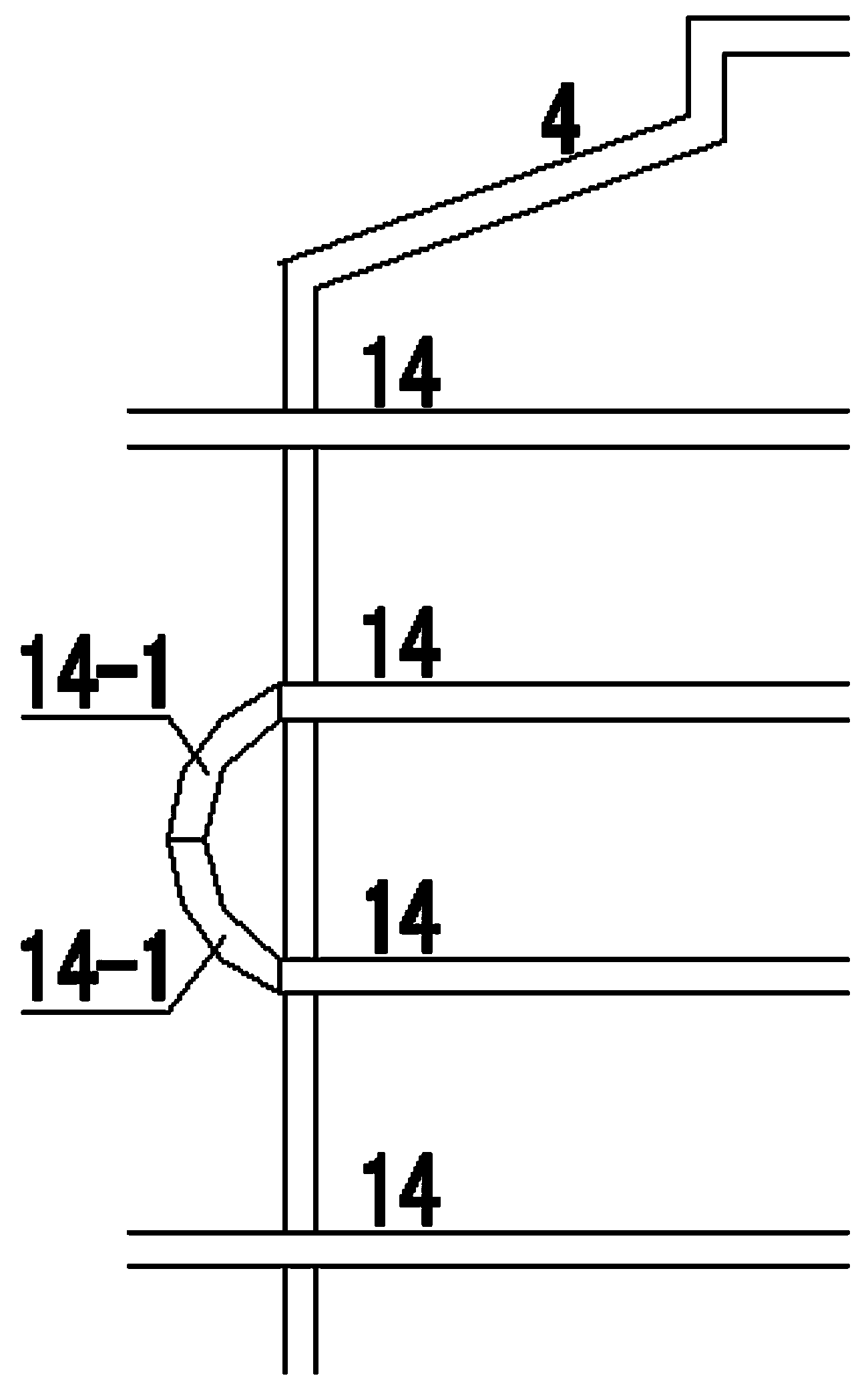 Solar water heating system capable of performing high-temperature protection on heat collector