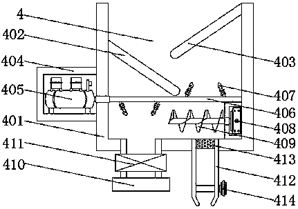 Quantitative cleaning vibrating disinfecting device for bioexperiment