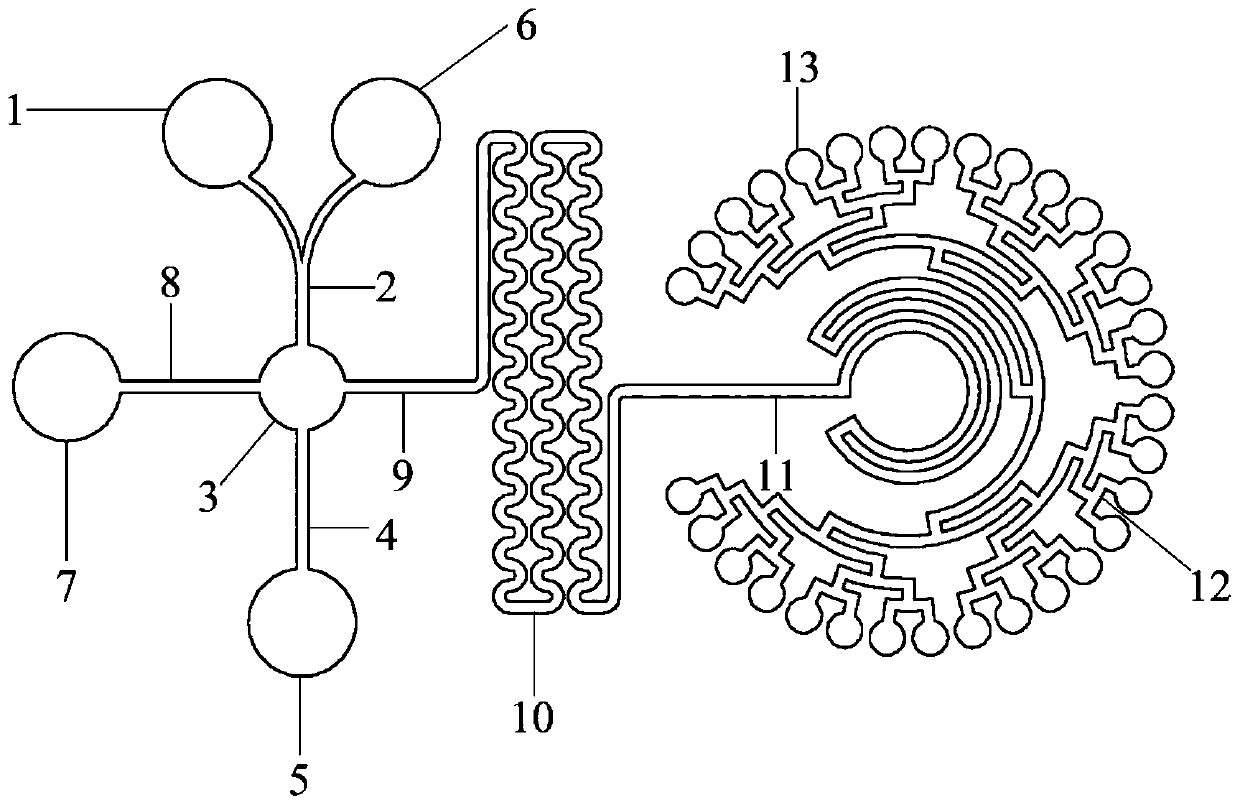 Virus detection system and micro-fluidic chip thereof