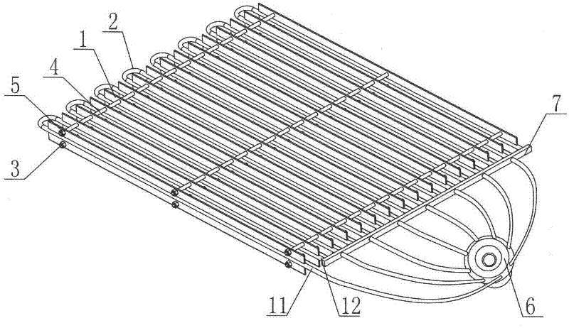 Spliced aluminum alloy fin calandria evaporator