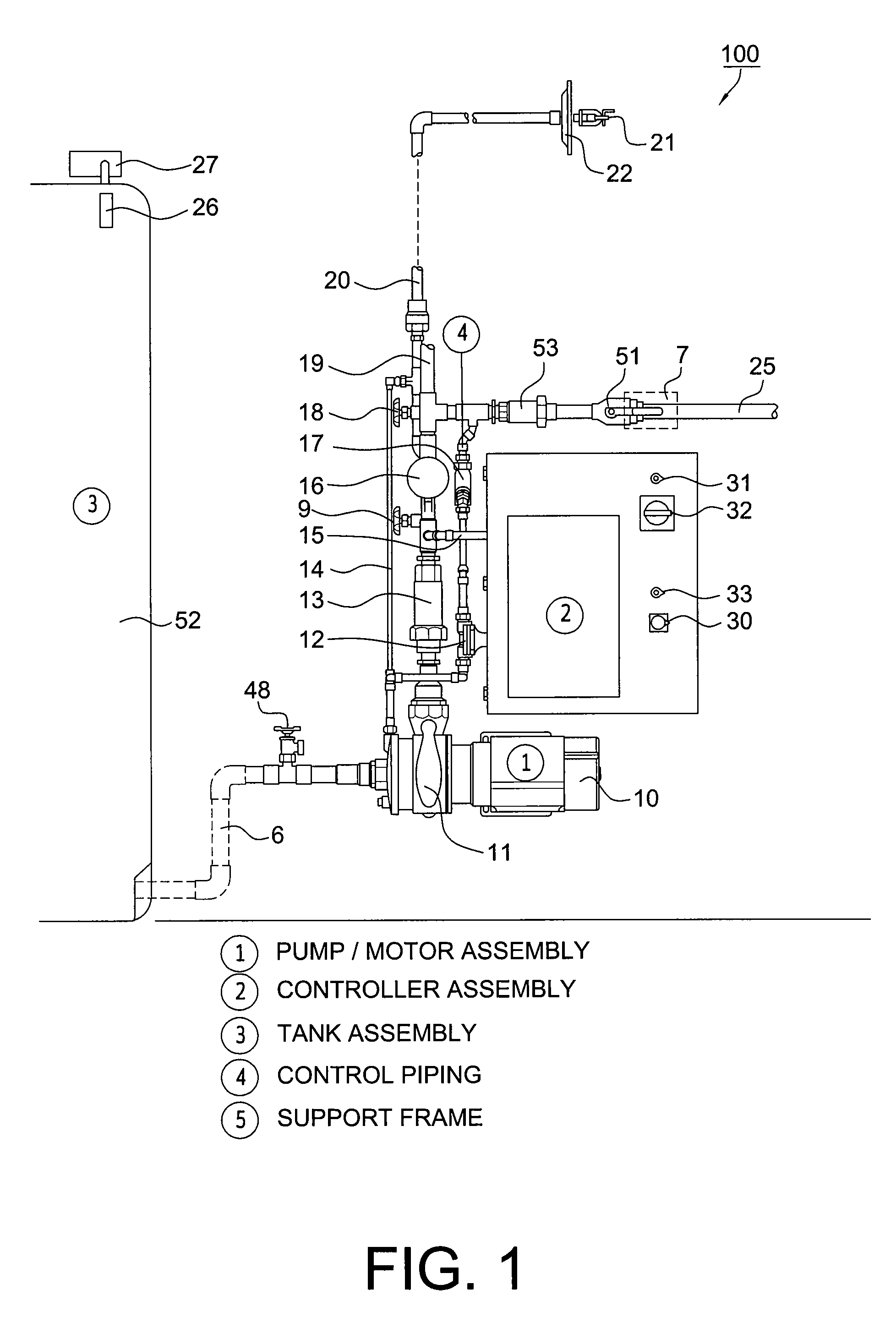 Packaged residential fire sprinkler pump system