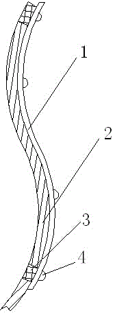 Railway isolation noise reduction board