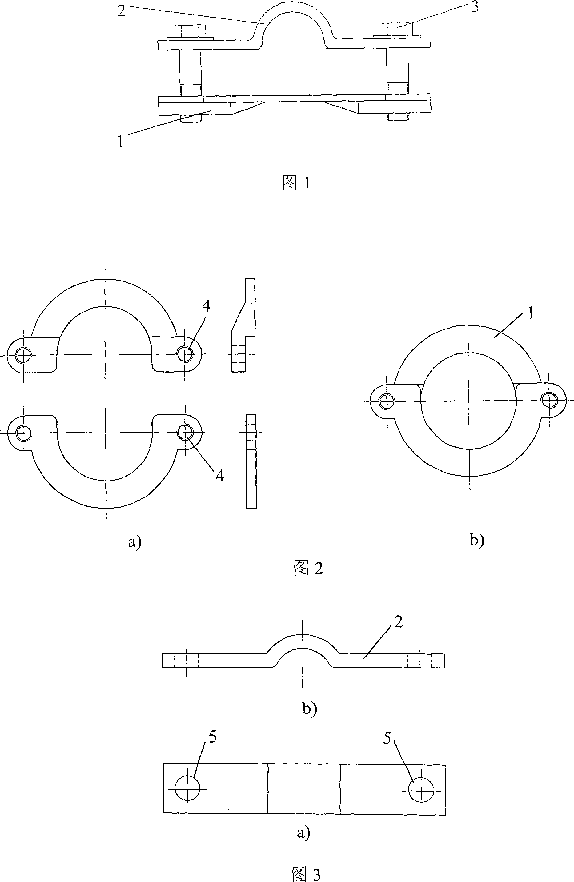 Fixing device for air lead