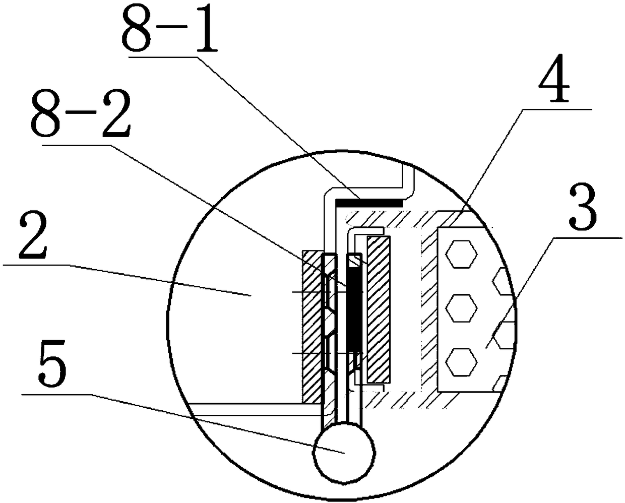 Composite tunnel fireproof door, fireproof door system and preparation method