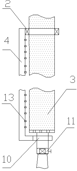 Surrounding type blowing dust removal device