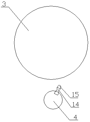 Surrounding type blowing dust removal device