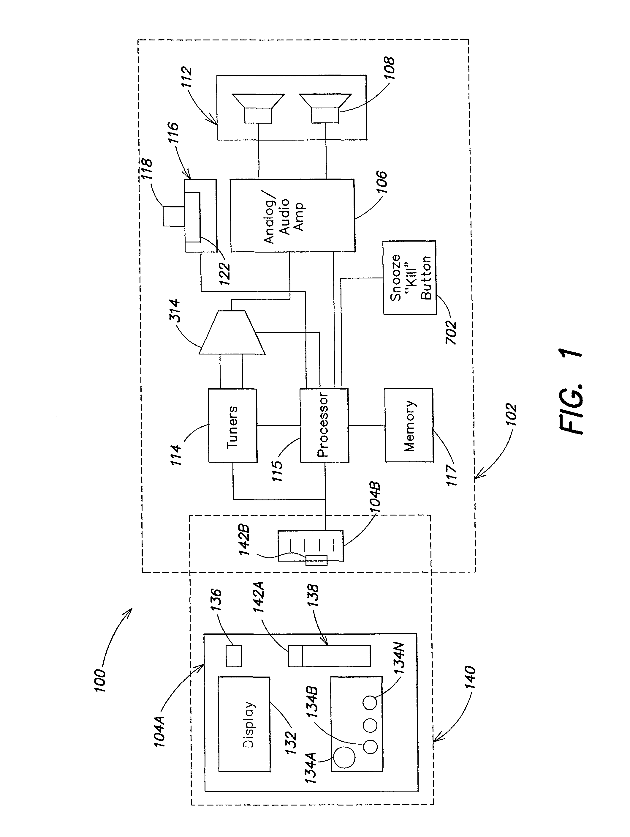 Entertainment system with bandless selection including playlists