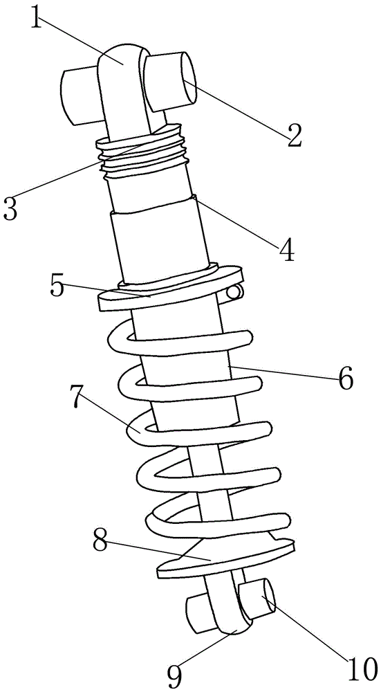 Automobile seat damping device