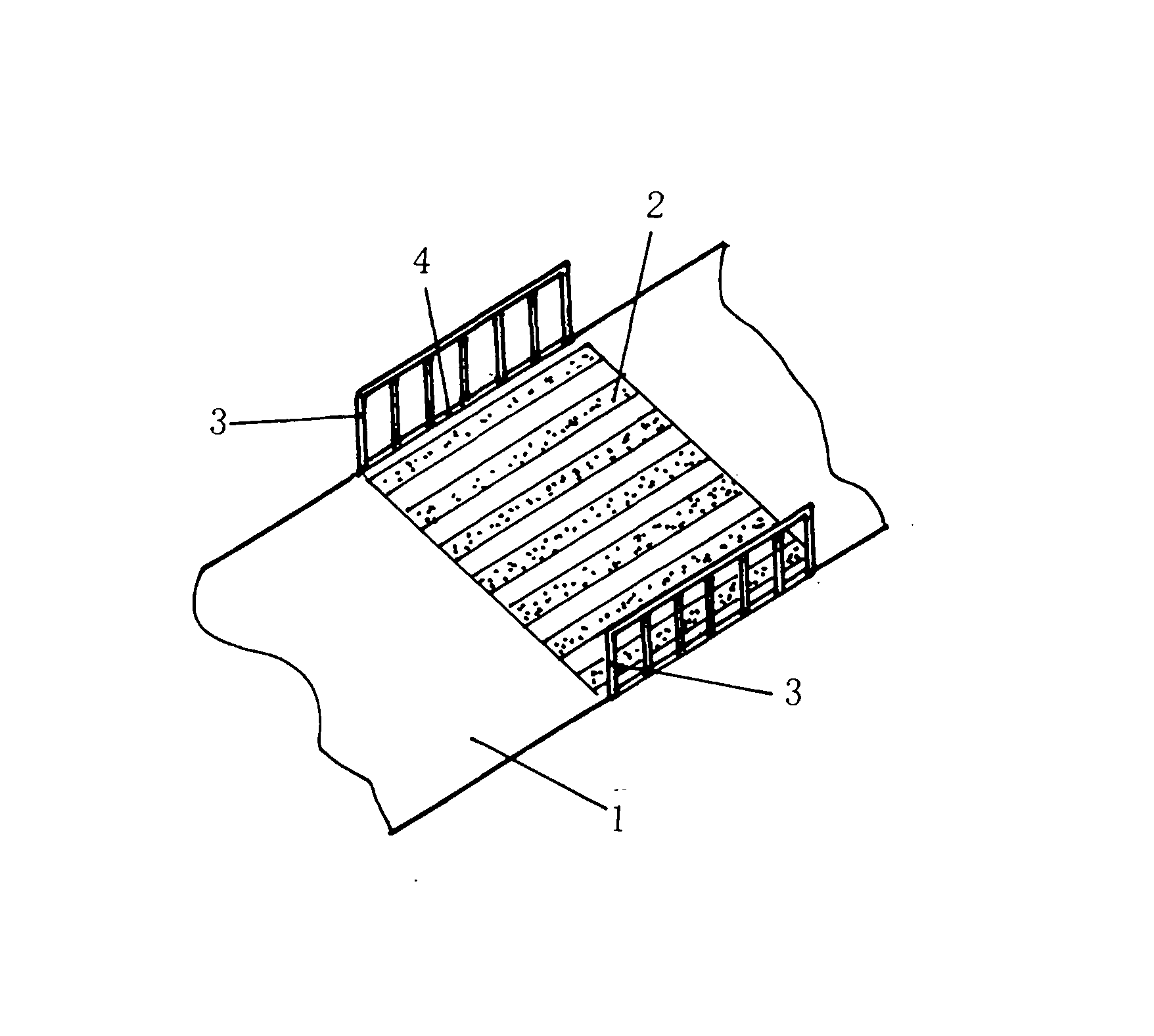 Guardrail setup matched with street traffic lights for use