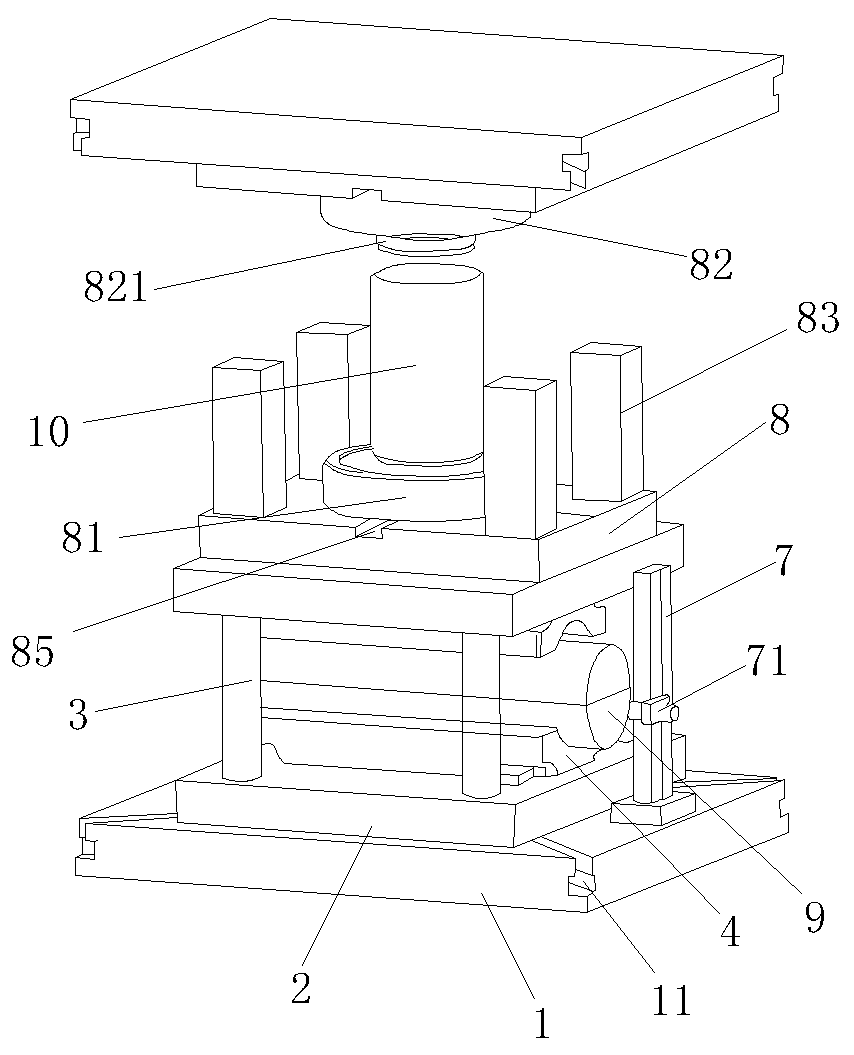 A pipe fitting flattening and flaring tool