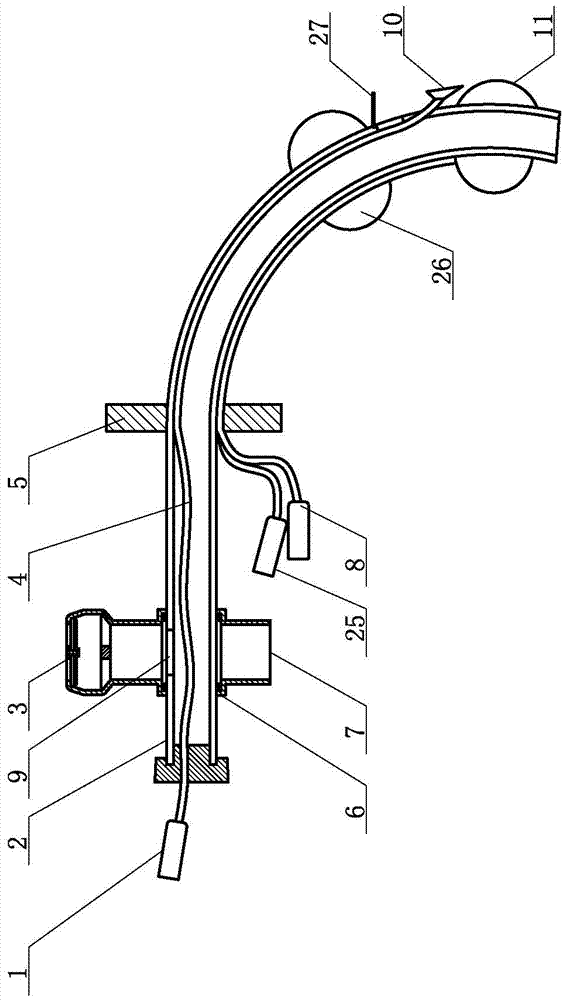 Tracheostomy tube with auxiliary sound valve function, flushable, suctionable and anti-aspiration