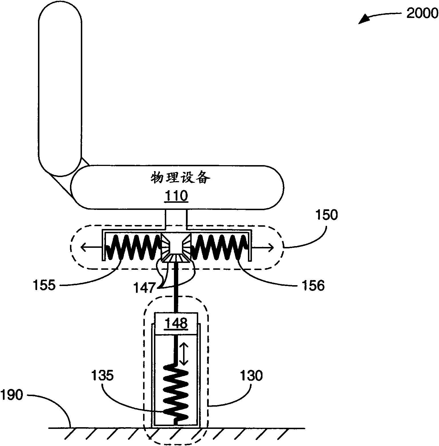 Plant suspension system with weight compensation