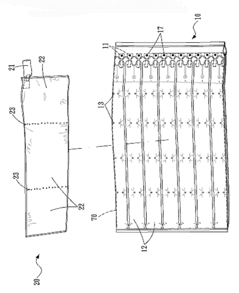 Buffer air bag with automatic clamping pressure adjusting function