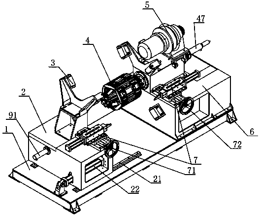 Vertical two-side tire ring cutting machine