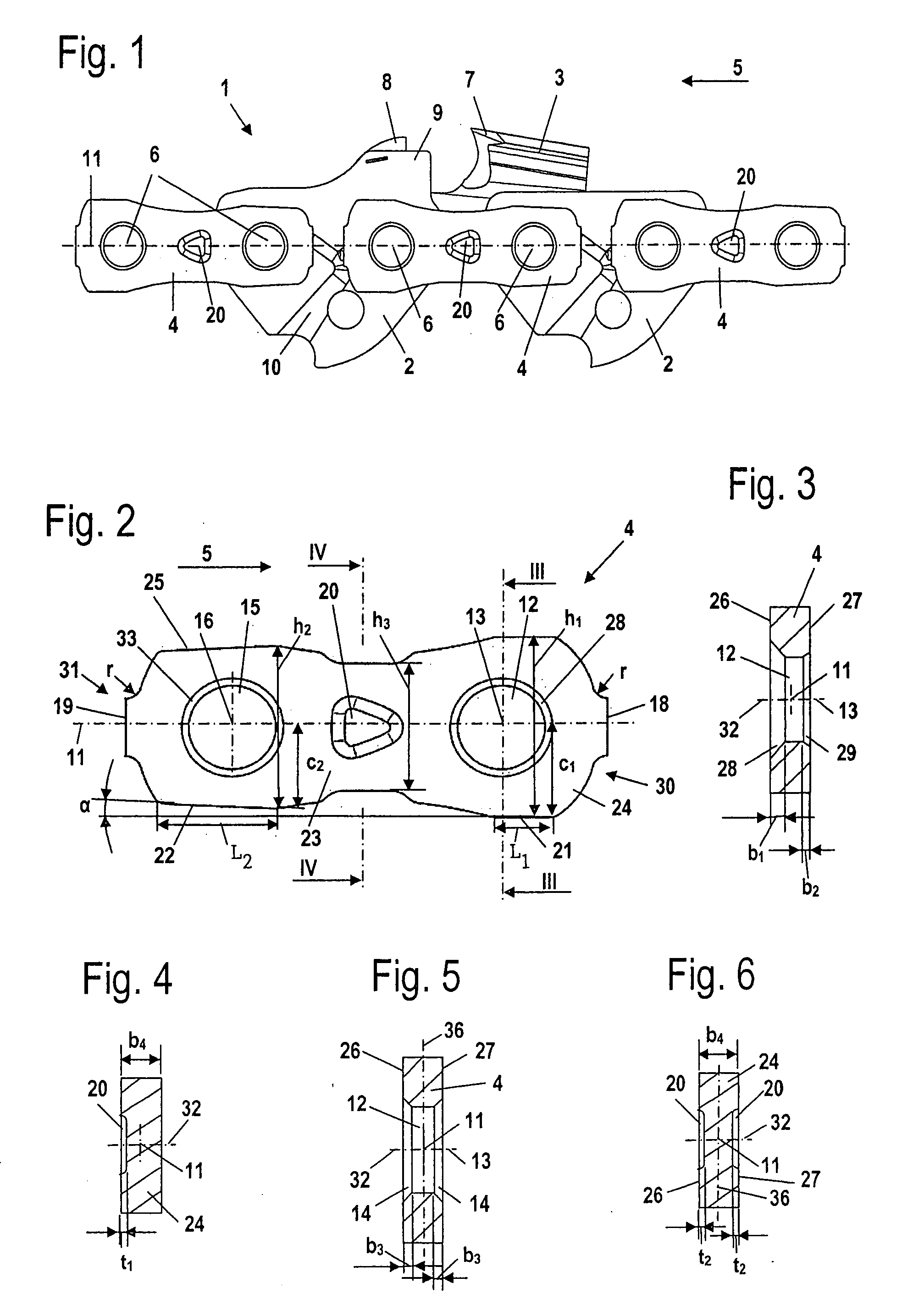 Connecting link for a saw chain