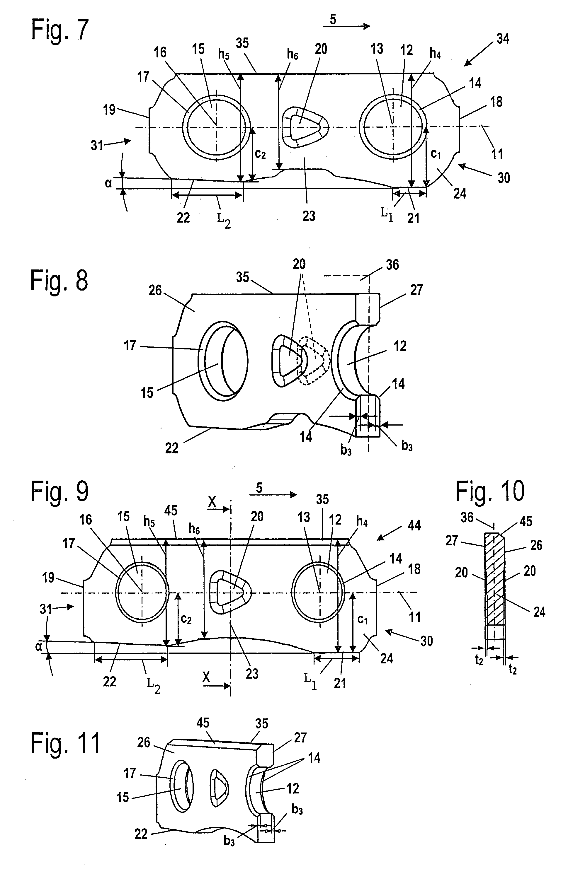 Connecting link for a saw chain