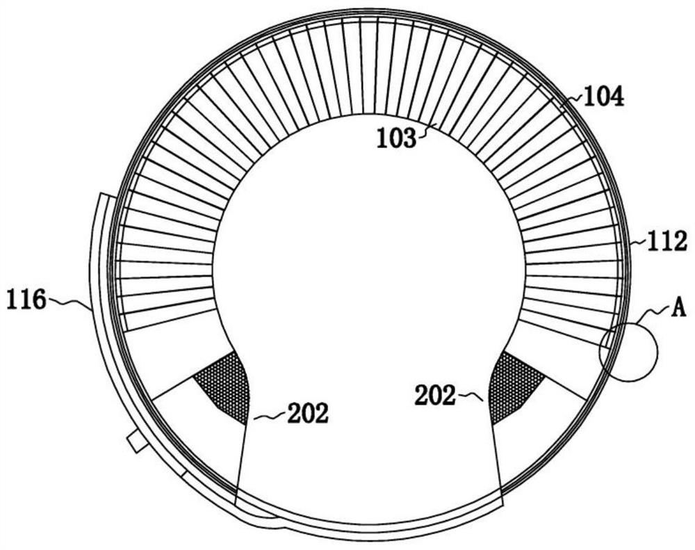 Visual singing ear training device used in basic music teaching