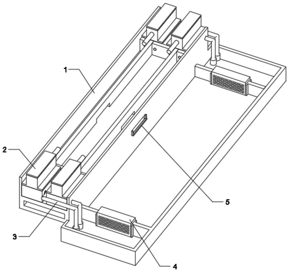 Anti-leakage stainless steel door and window sliding rail mechanism