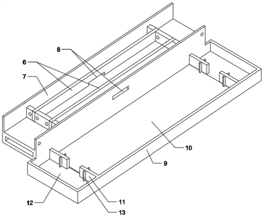 Anti-leakage stainless steel door and window sliding rail mechanism