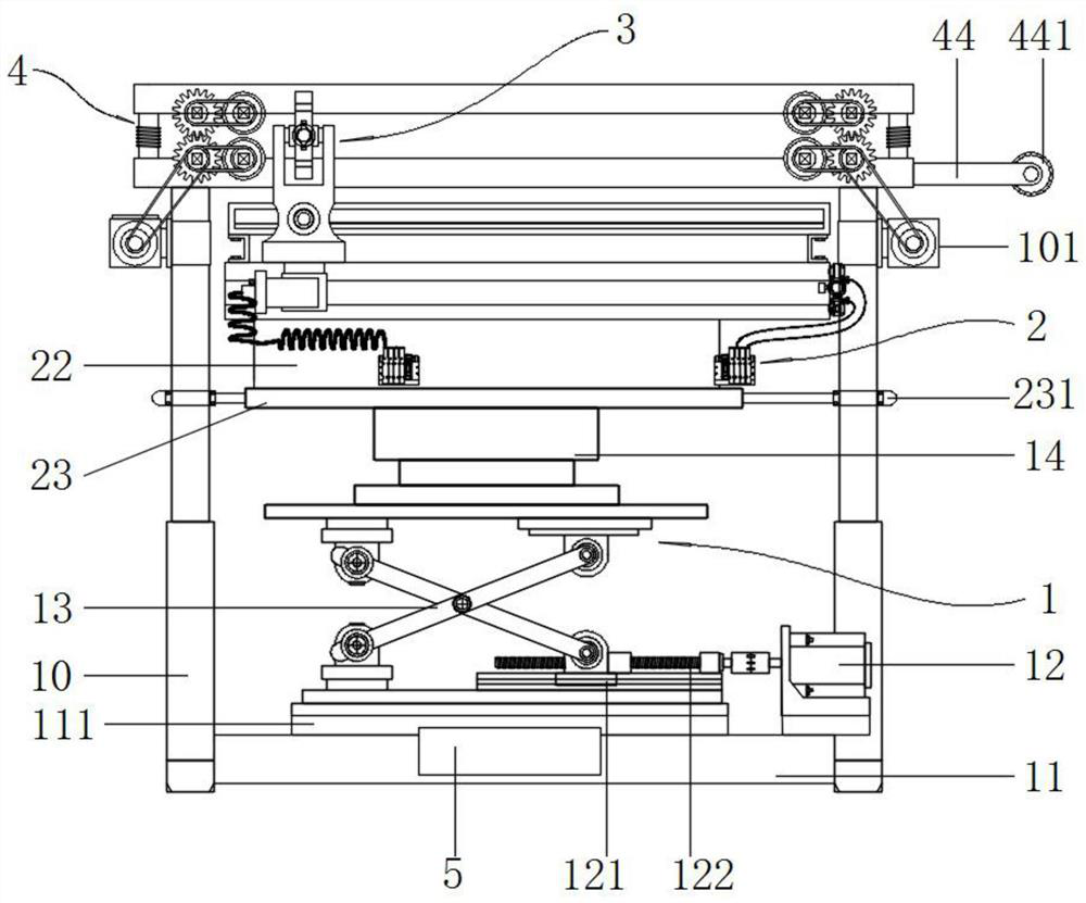 Automatic rack equipment of textile embroidery machine