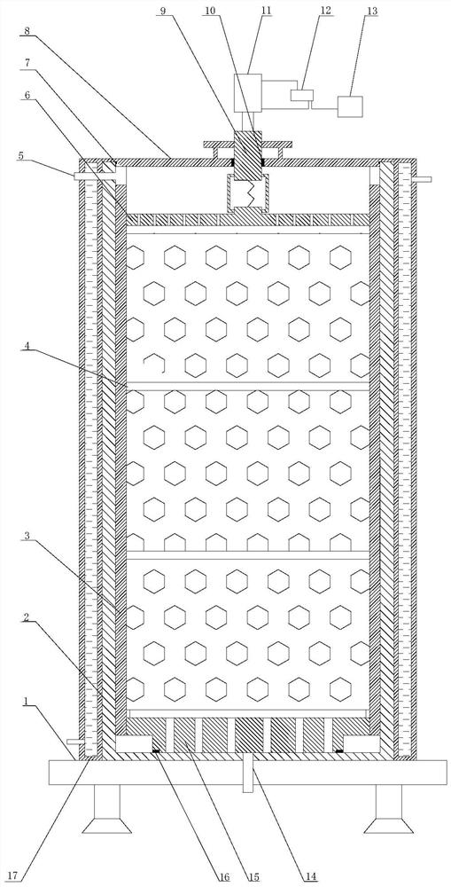 A multi-layer extrusion supercritical extraction kettle