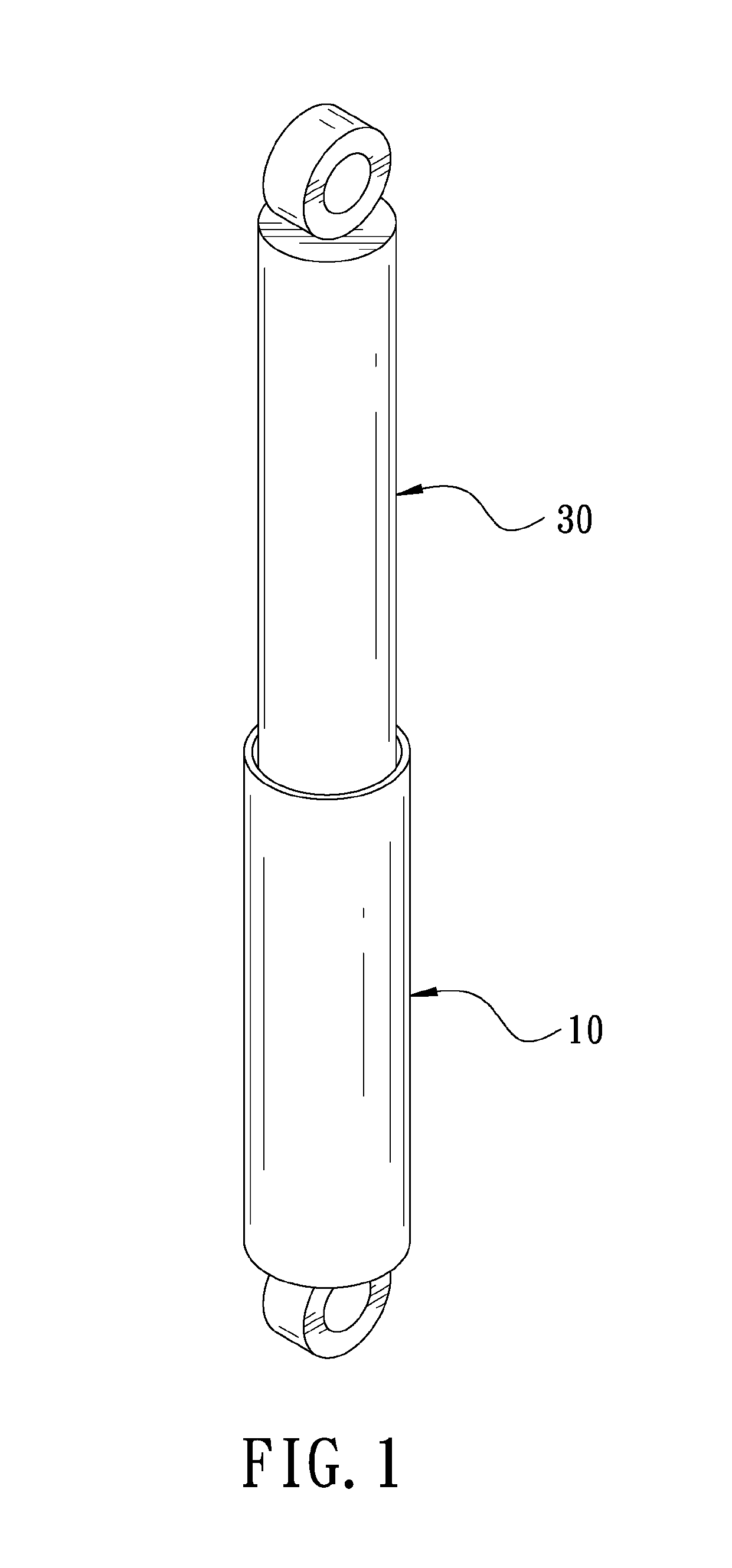 Magnetic suspension shock absorber