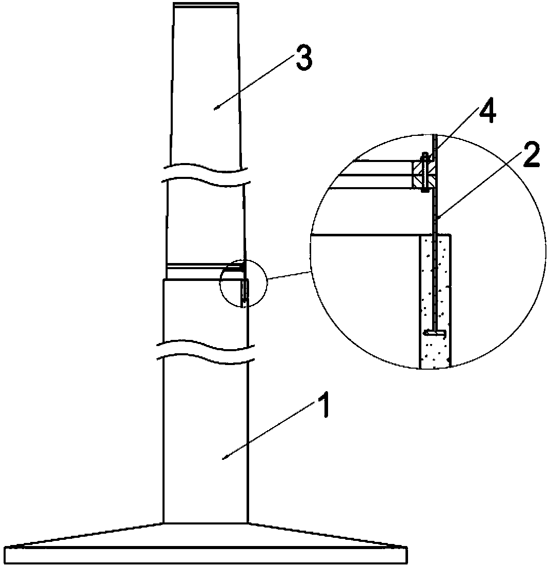 Mixed tower of wind turbine generator set