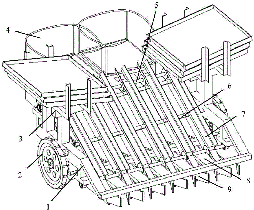 Semi-automatic garlic seeder