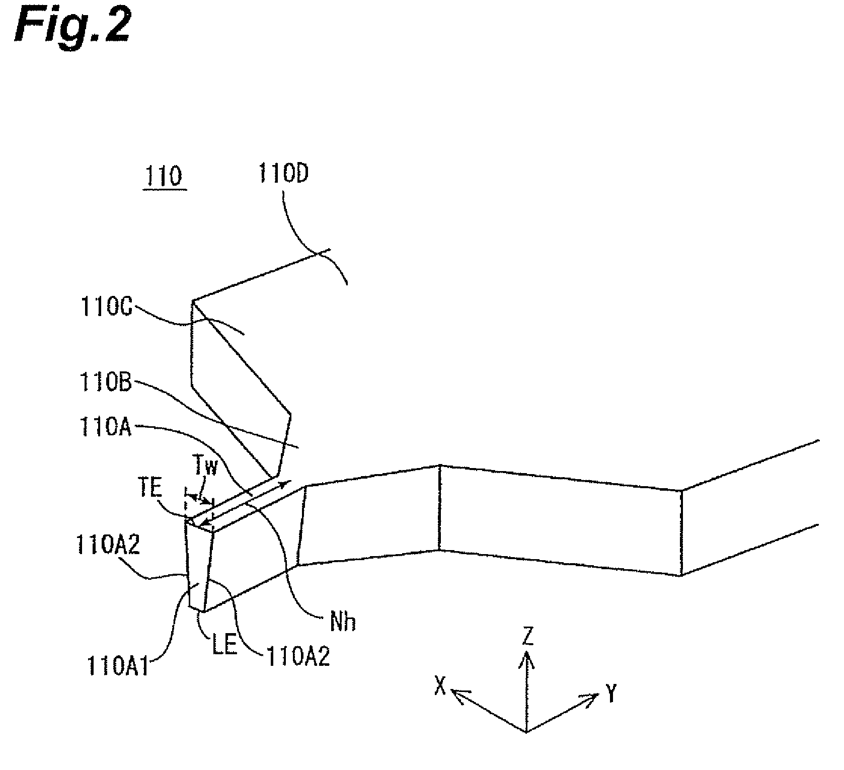 Perpendicular magnetic recording head that suppresses side fringing