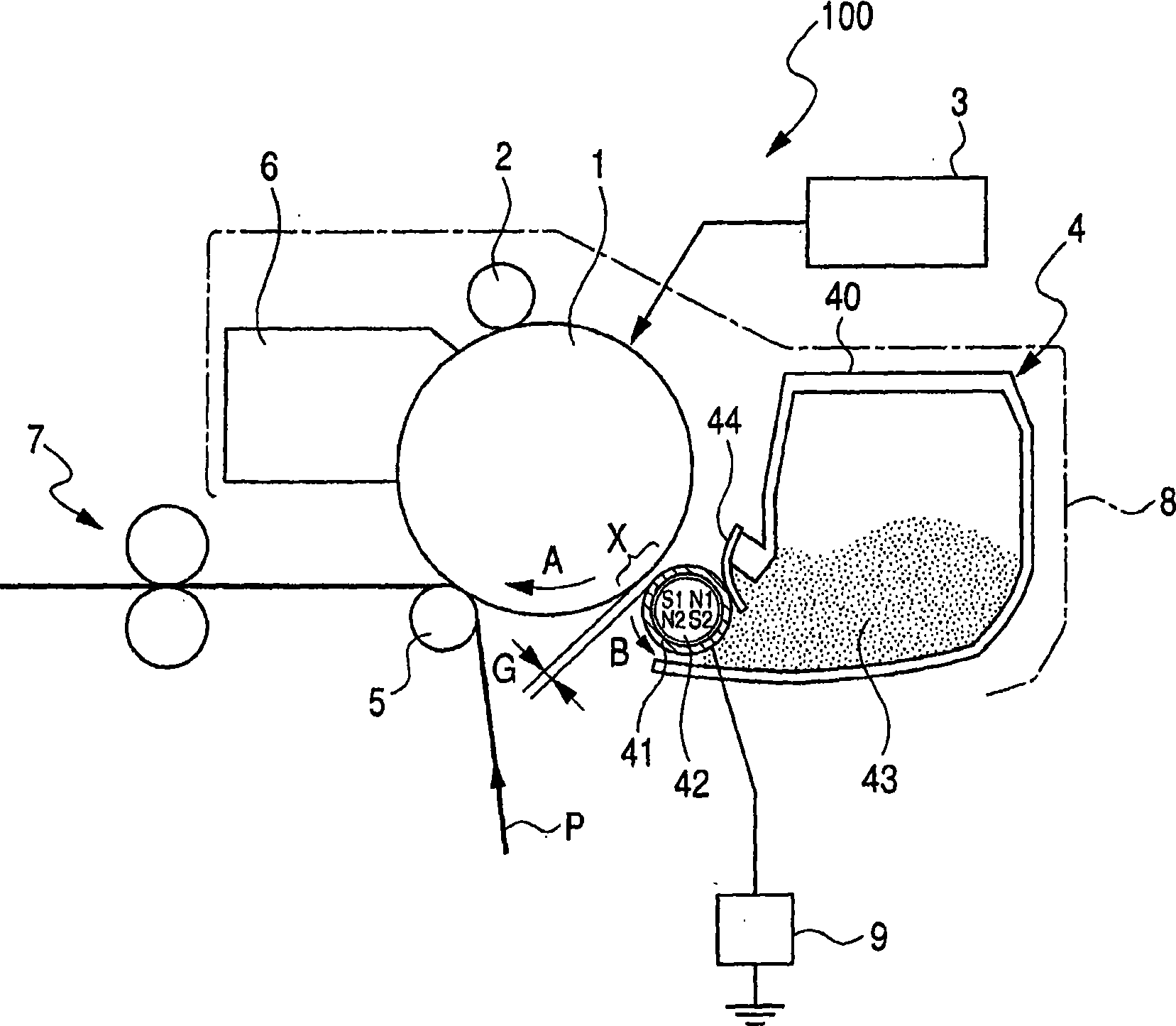 Developing device and process cartridge