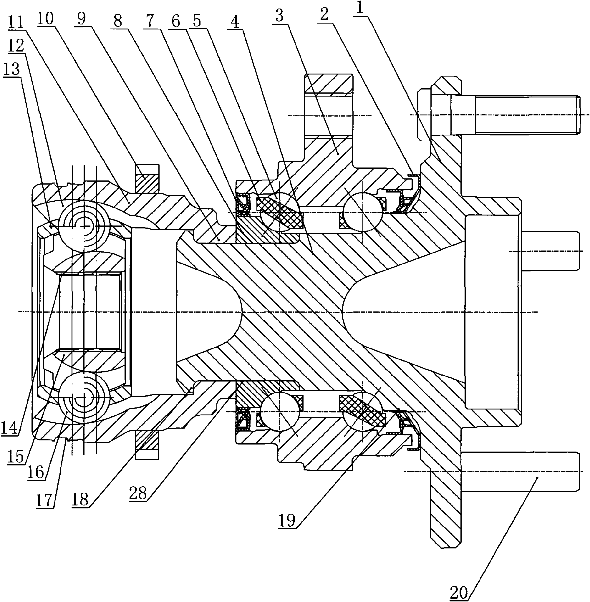 Hub bearing unit