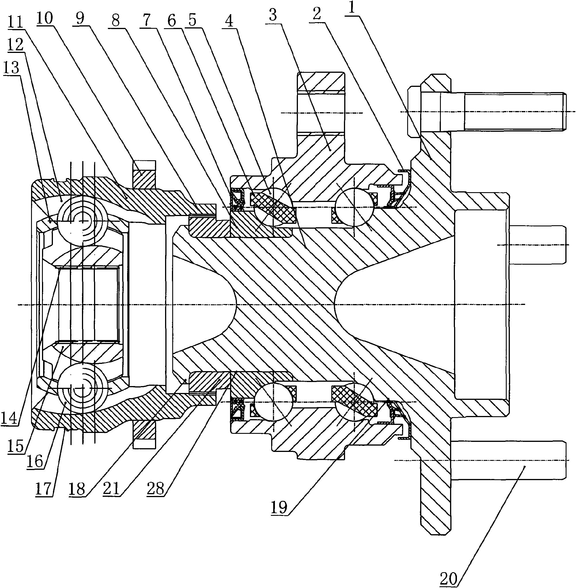 Hub bearing unit